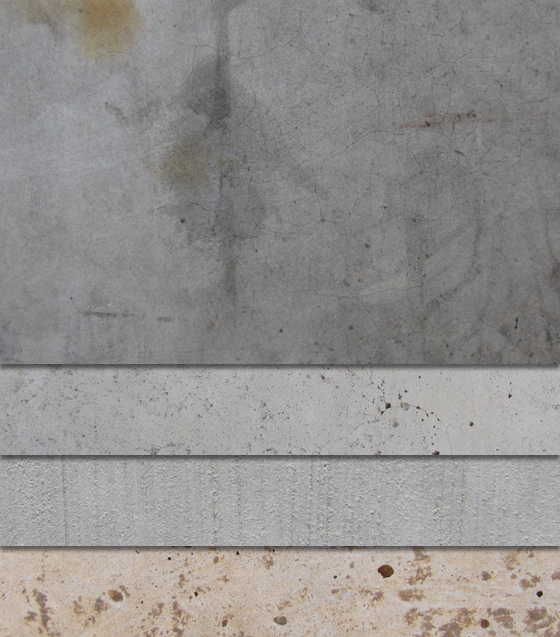 Free Download: 4 High-Res Concrete Textures