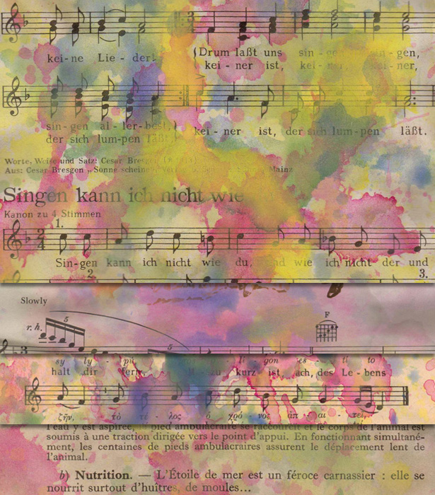 Free Download: Paint Stained Paper Textures